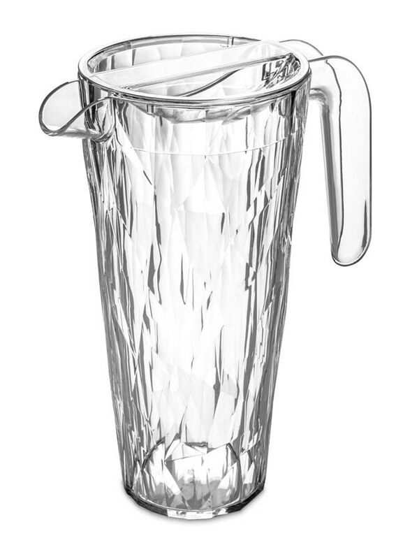 

Koziol 1500ml Club Pitcher with Lid, Crystal Clear