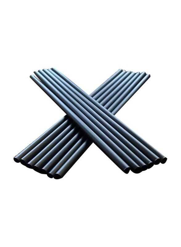 

Bar Stuff 135-Pieces Ecological PLA Long Corn Straw, Black