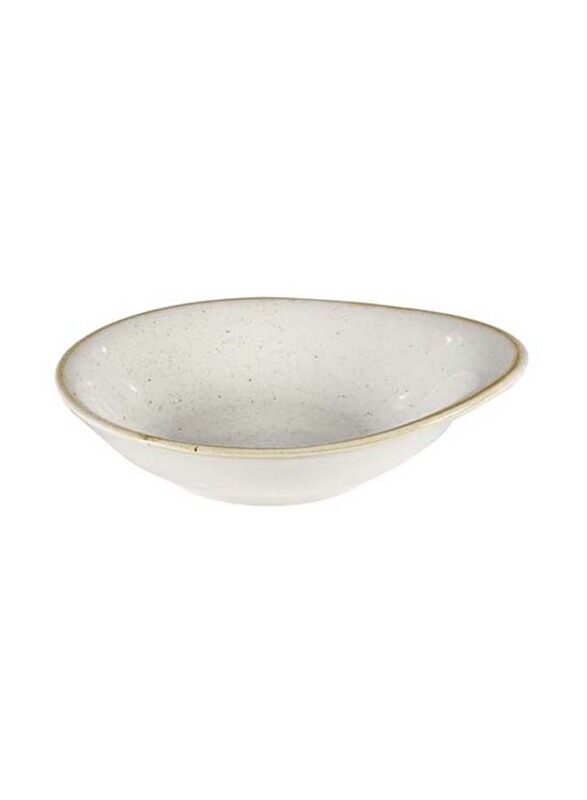 

Churchill Stonecast Round Dish, Barley White