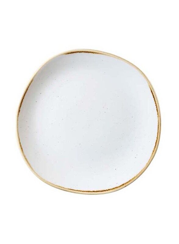 

Churchill 21cm Stonecast Round Trace Plate, Barley White