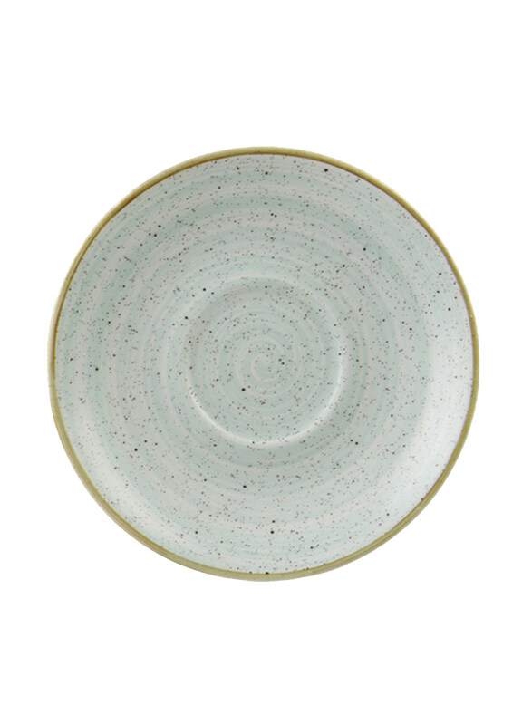 

Churchill 15.6cm Stonecast Duck Egg Cappuccino Saucer, White