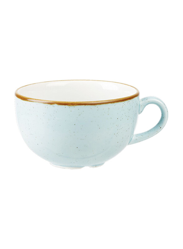 

Churchill 227ml Stonecast Duck Egg Cappuccino Cup Set, 12-Piece, White