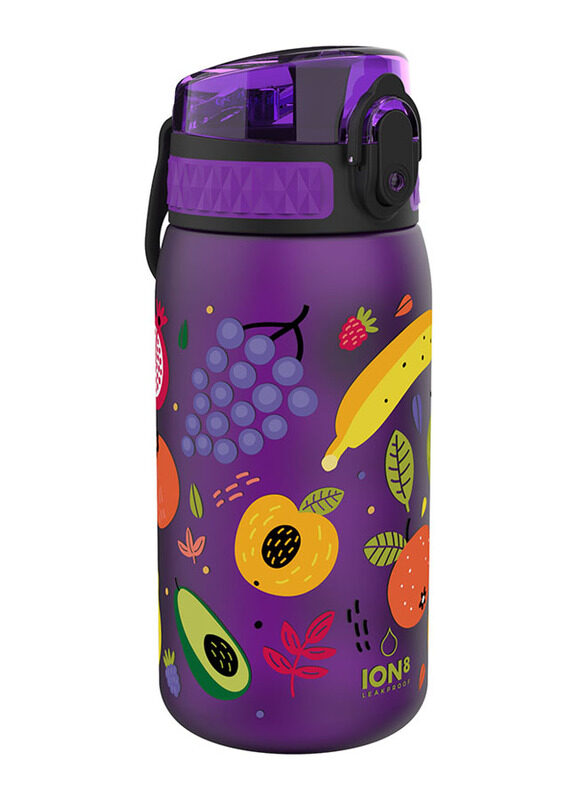 

Ion8 Pod Kids Fruit Water Bottle, 400ml, Purple