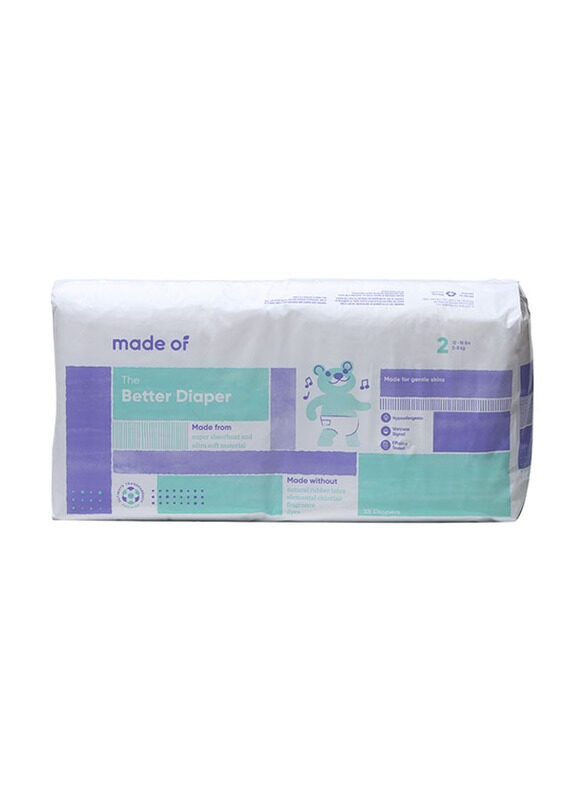 

Made Of The Better Baby Diapers, Size 2, 5-8 Kg, 38 Count