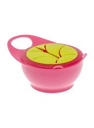 Brother Max Easy-Hold Snack Pot Bowl, Pink/Green