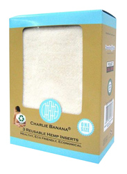 Charlie Banana Deluxe Reusable Inserts, One Size, Small, 3 Count