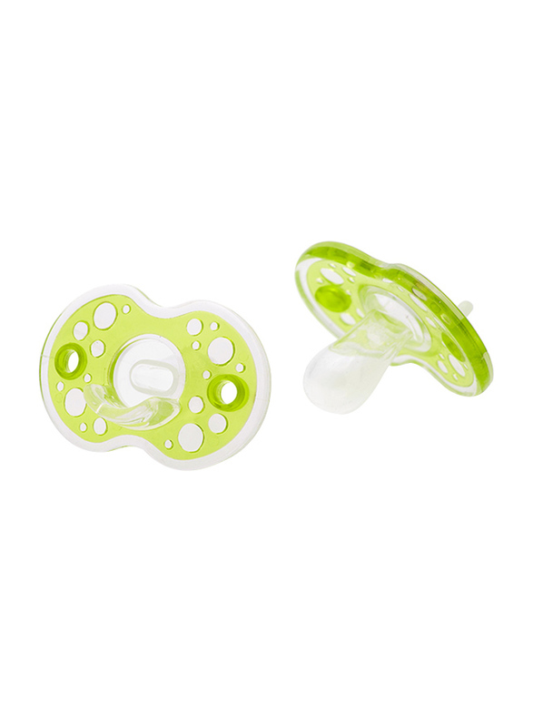 Brother Max Silicone Cherry Soother, 6 Month+, Green
