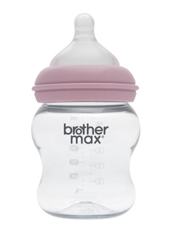 Brother Max PP Extra Wide Neck Baby Feeding Bottle 160ml, BM109p, Pink