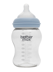 Brother Max PP Extra Wide Neck Feeding Bottle 240ml, Blue