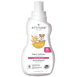 Attitude Baby Sensitive Skin Care Natural Fabric Softener, Fragrance Free, 35 Loads