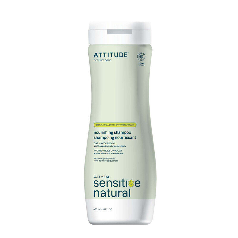 ATTITUDE Nat Shampoo - Nourish & Shine Avocado Oil, 473 ml