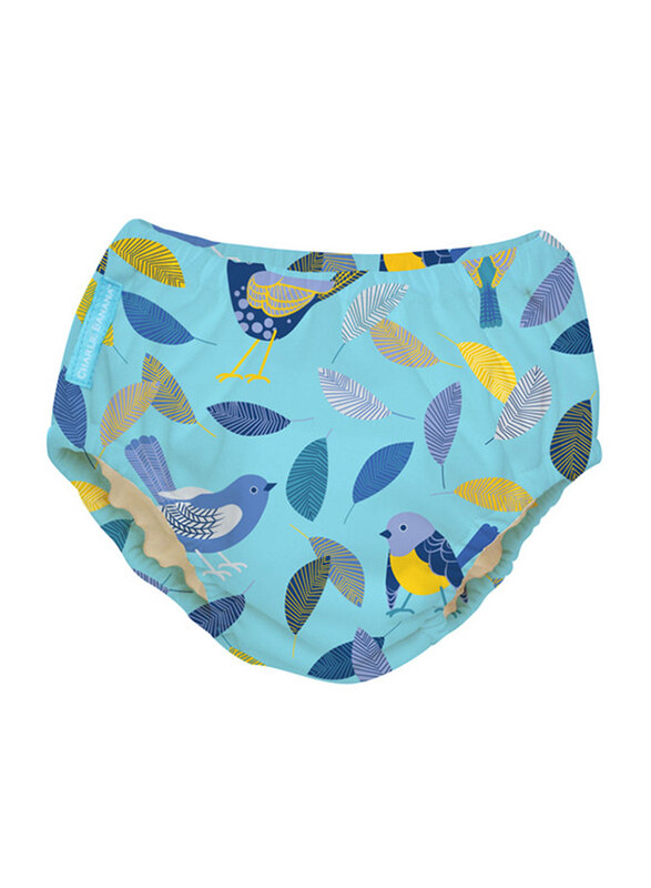 

Charlie Banana 2-in-1 Twitter Birds Training Pants Swim Diaper, L, 9 to 12 Kg, 1 Count