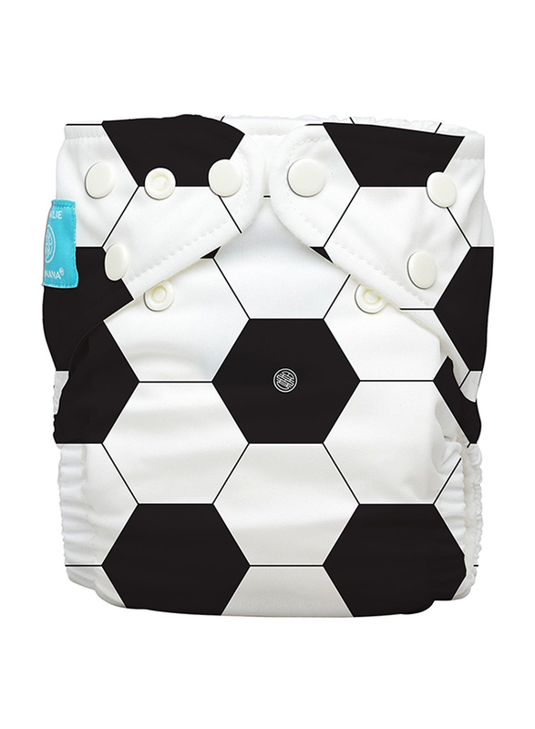 Charlie Banana Inserts Diaper Soccer Hybrid AIO, 2 Count