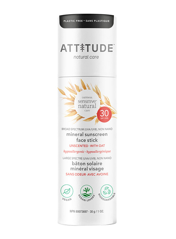 

Attitude 30gm Sensitive Fragrance Free SPF 30 Face Stick for Babies, White