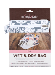 Bebe Au Lait Petit Wet and Dry Diaper Bag, NBSCS, Chateau Silver
