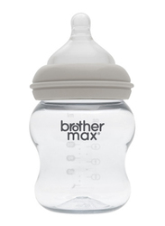 Brother Max PP Extra Wide Neck Baby Feeding Bottle 160ml, BM109G, Grey
