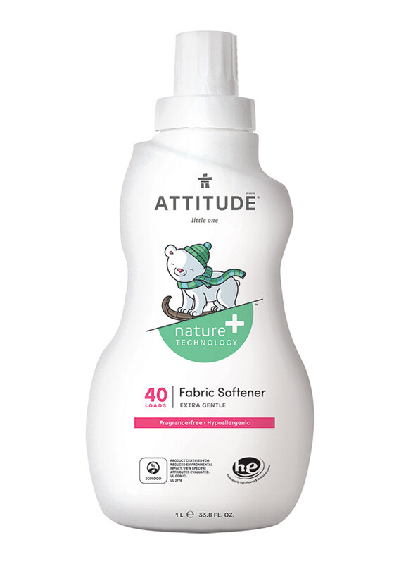 

Attitude Little Ones 40 Loads Unscented Fabric Softener, 1 Liter
