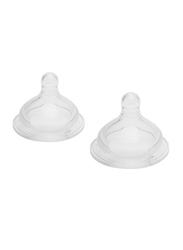 Brother Max Silicone Teat, 12month+, 2 Piece, Clear