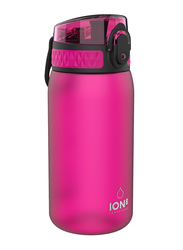 Ion8 Pod Water Bottle, 400ml, Frosted Pink