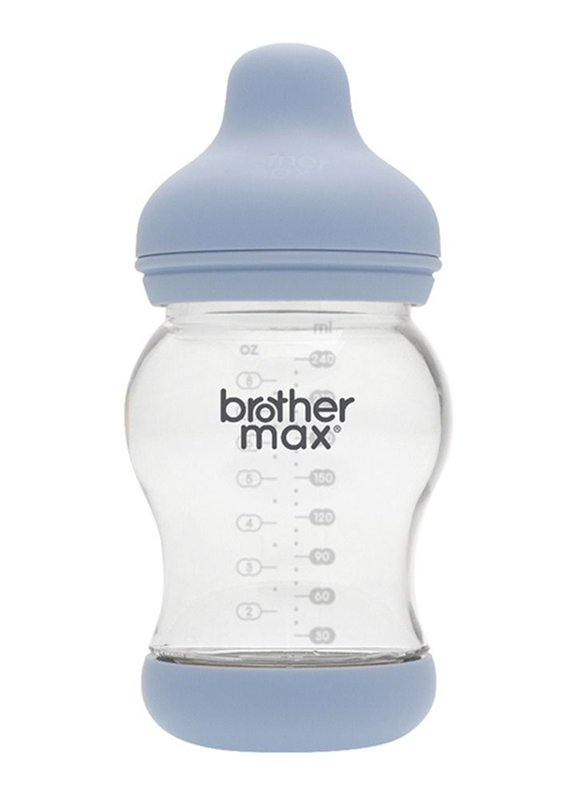 Brother Max 2 Piece PP Anti-Colic Baby Feeding Bottle Set 240ml, BM1082B, Blue
