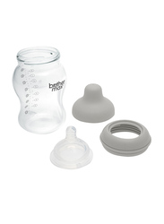 Brother Max PP Extra Wide Neck Feeding Bottle 240ml, Grey