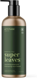ATTITUDE Hair Shampoo, EWG Verified, Plant and Mineral-Based Ingredients, Vegan and Cruelty-free Beauty Products, Refillable Aluminum Bottle, Nourishing, Bergamot and Ylang Ylang,473 ml (16 Fl Oz)