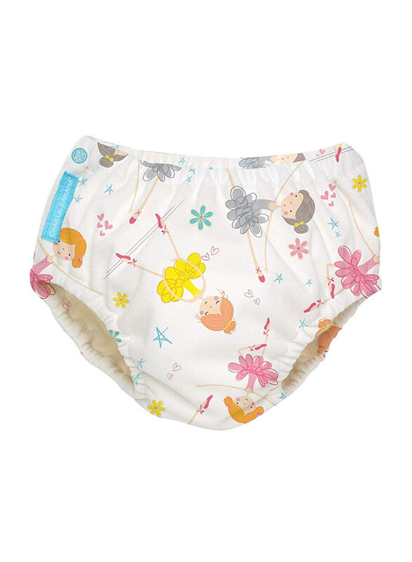 

Charlie Banana Diva Ballerina Reusable Swim Diaper, Medium, 1 Count