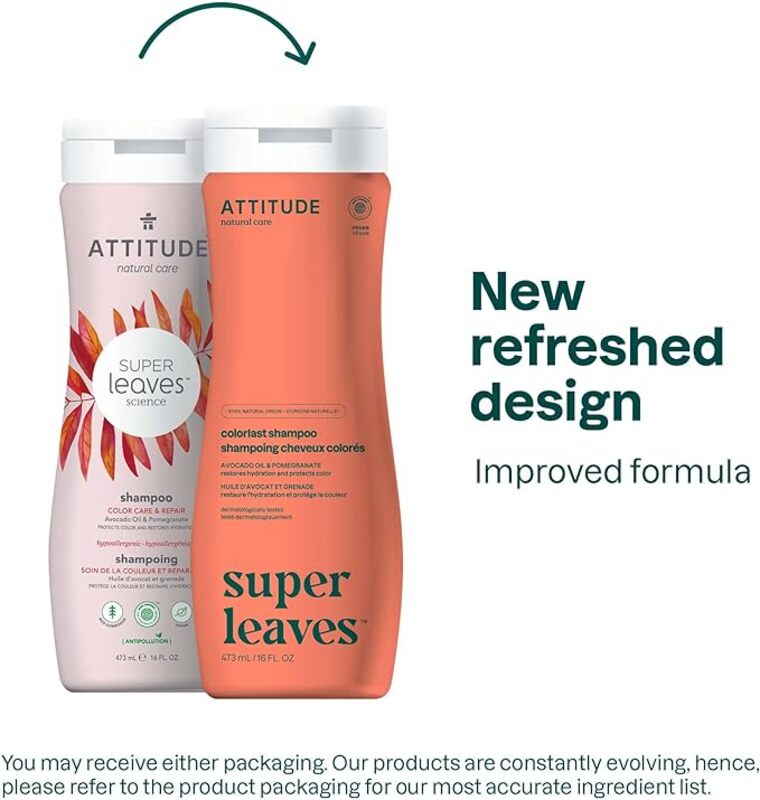 ATTITUDE Super leaves Colour Protection Shampoo, 473 ml
