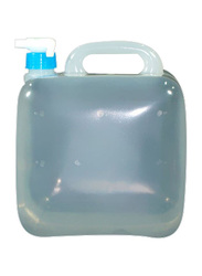 LP 10 Ltr PVC Collapsible Water Can, Clear/White