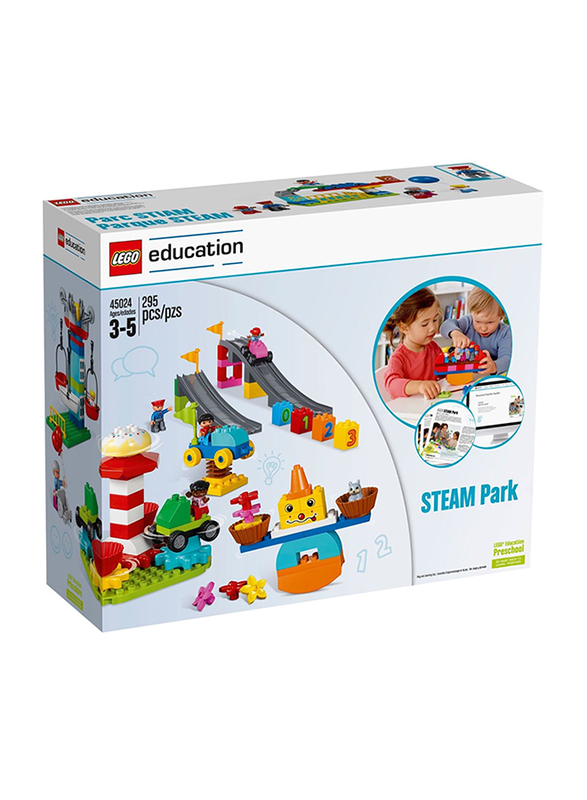 Lego Education Steam Park Building Set, 295 Pieces, Ages 3+