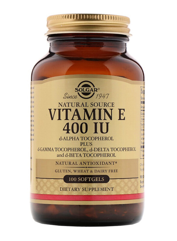

Solgar Vitamin E Mixed Dietary Supplement, 268mg (400iu), 100 Softgels