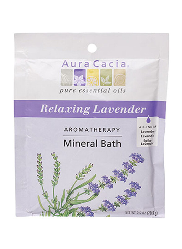

Aura Cacia Aromatherapy Relaxing Lavender Mineral Bath, 70gm