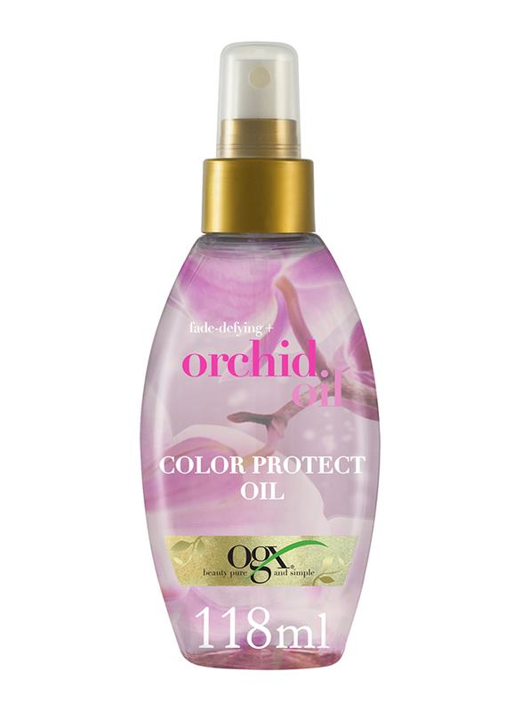 

Ogx Fade Defying+ Orchid Color Protect Hair Oil Spray for Colored Hair, 118ml