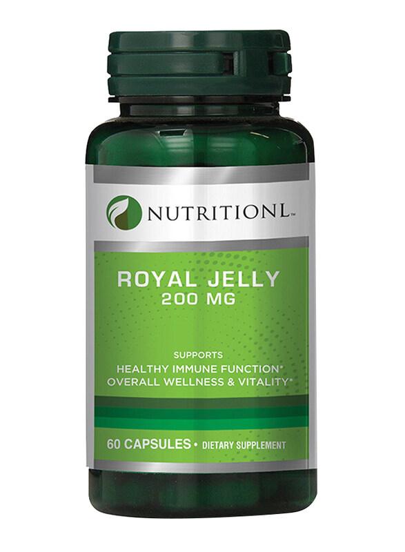 

Nutritionl Royal Jelly Dietary Supplement, 200mg, 60 Capsules