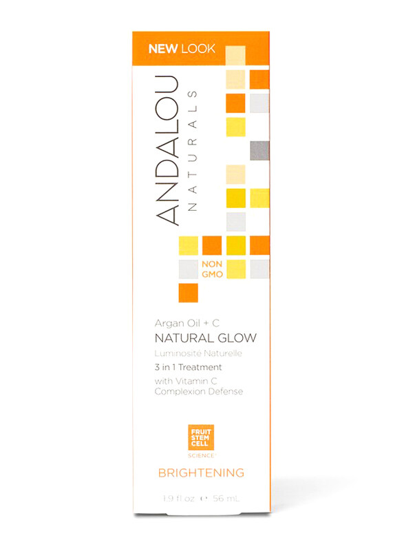 

Andalou Naturals Argan Oil + C Natural Glow 3 in 1 Treatment, 56ml