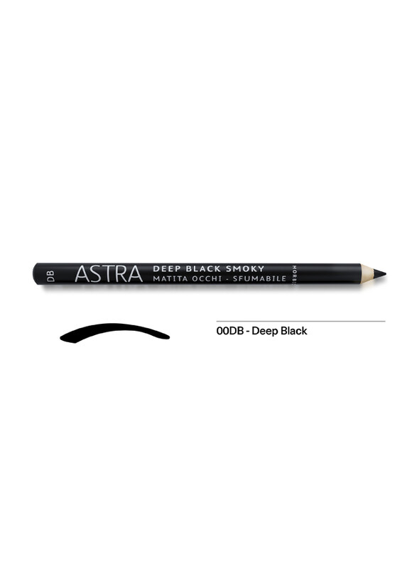 

Astra Deep Black Smoky Matita Occhi Pencil, 1.1gm, 00DB Deep Black