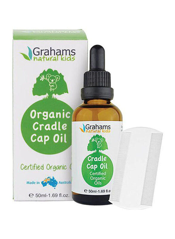 

Grahams Natural 50ml Organic Cradle Cap Oil for Babies