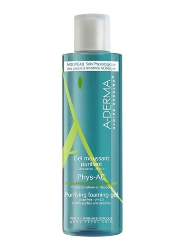 

A-Derma Phys Ac Purifying Cleansing Foaming Gel, 200ml