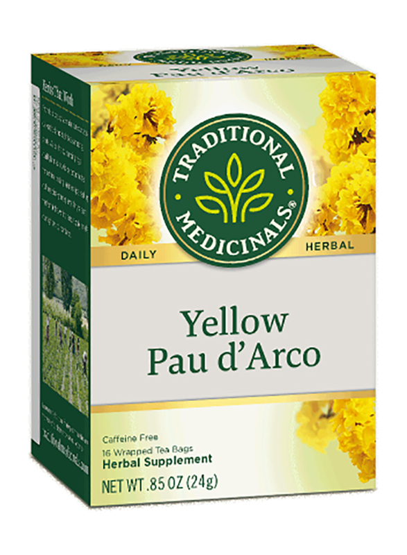 Traditional Medicinals Organic Pau D Arco Herbal Tea, 16 Tea Bags