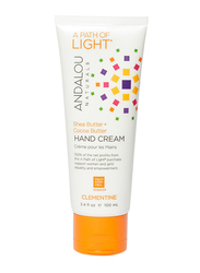 Andalou Naturals Butter + Cocoa Butter A Path of Light Shea Clementine Hand Cream, 100ml