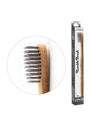The Humble Co Humble Bamboo Toothbrush, Charcoal Infused, Soft Bristles
