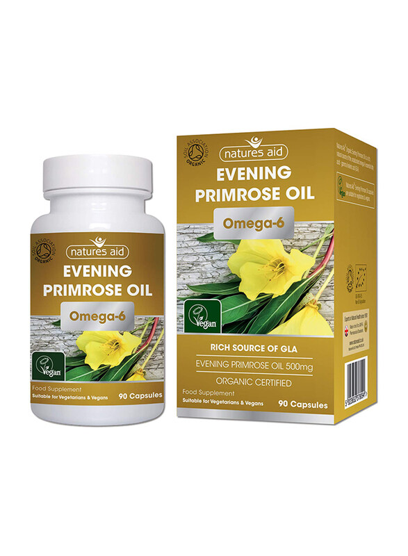 

Natures Aid Omega-6 Organic Evening Primrose Oil Food Supplement, 90 Capsules
