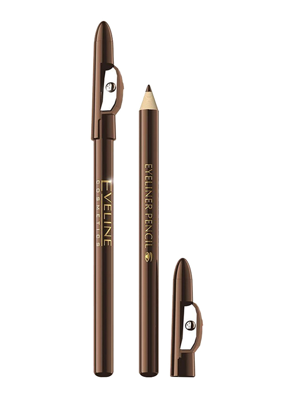 Eveline Long-Wear Eyeliner Pencil, Brown