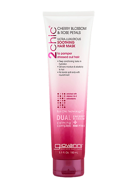 

Giovanni 2Chic Ultra-Luxurious Soothing Hair Mask for All Hair Types, 150ml