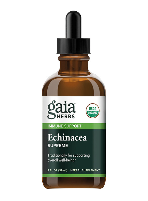 

Gaia Herbs Certified Organic Echinacea Supreme Herbal Supplement, 59ml