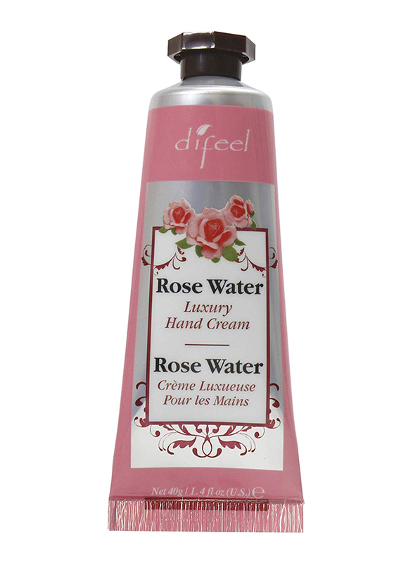 Difeel Rosewater Luxury Moisturizing Hand Cream, 40gm
