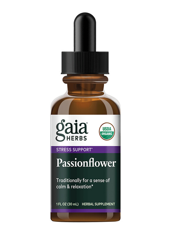 

Gaia Herbs Certified Organic Passionflower Herbal Supplement, 30ml
