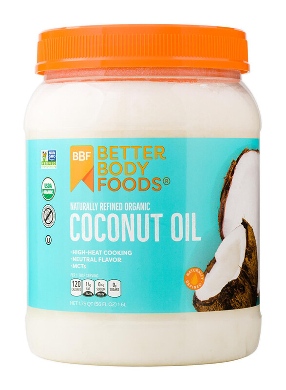 Better Body Foods Organic Refined Coconut Oil, 1.6Liter