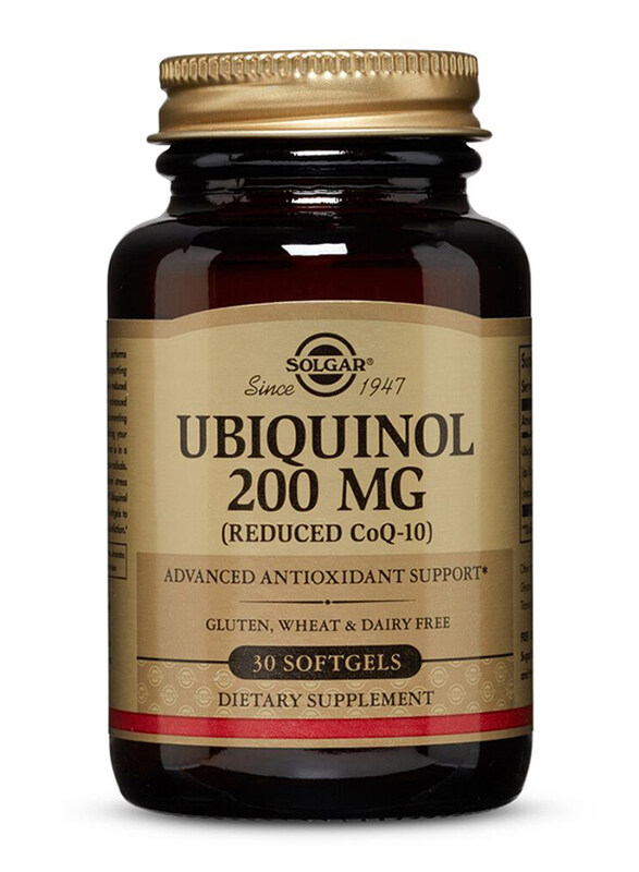 

Solgar Ubiquinol (Reduced CoQ-10) Dietary Supplement, 200mg, 30 Softgels