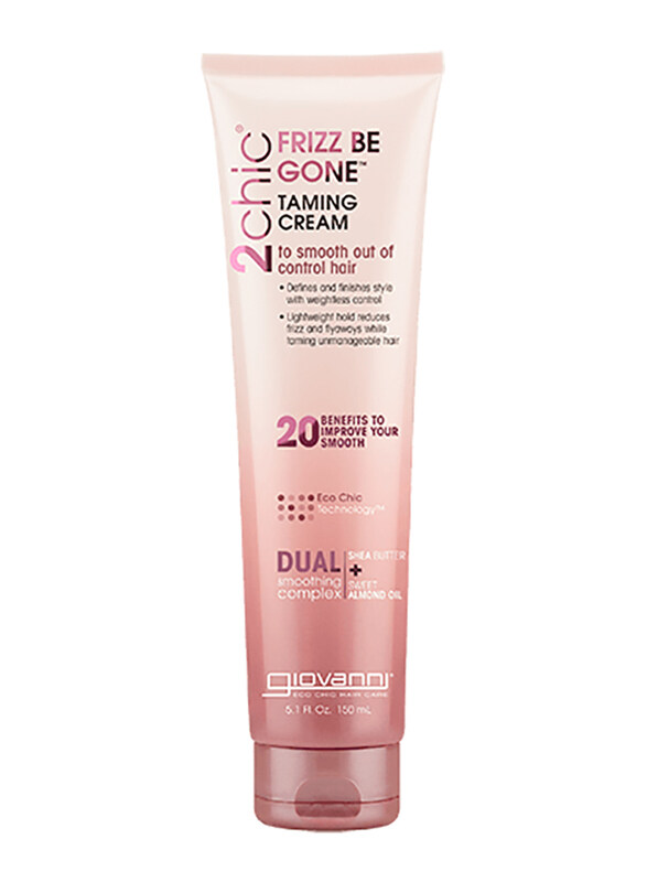 

Giovanni 2Chic Frizz Be Gone Taming Cream for All Hair Types, 150ml